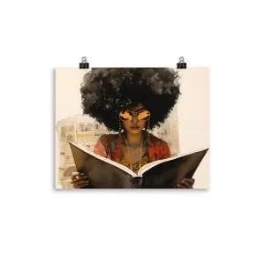 The Whimsical Scholar Poster Print